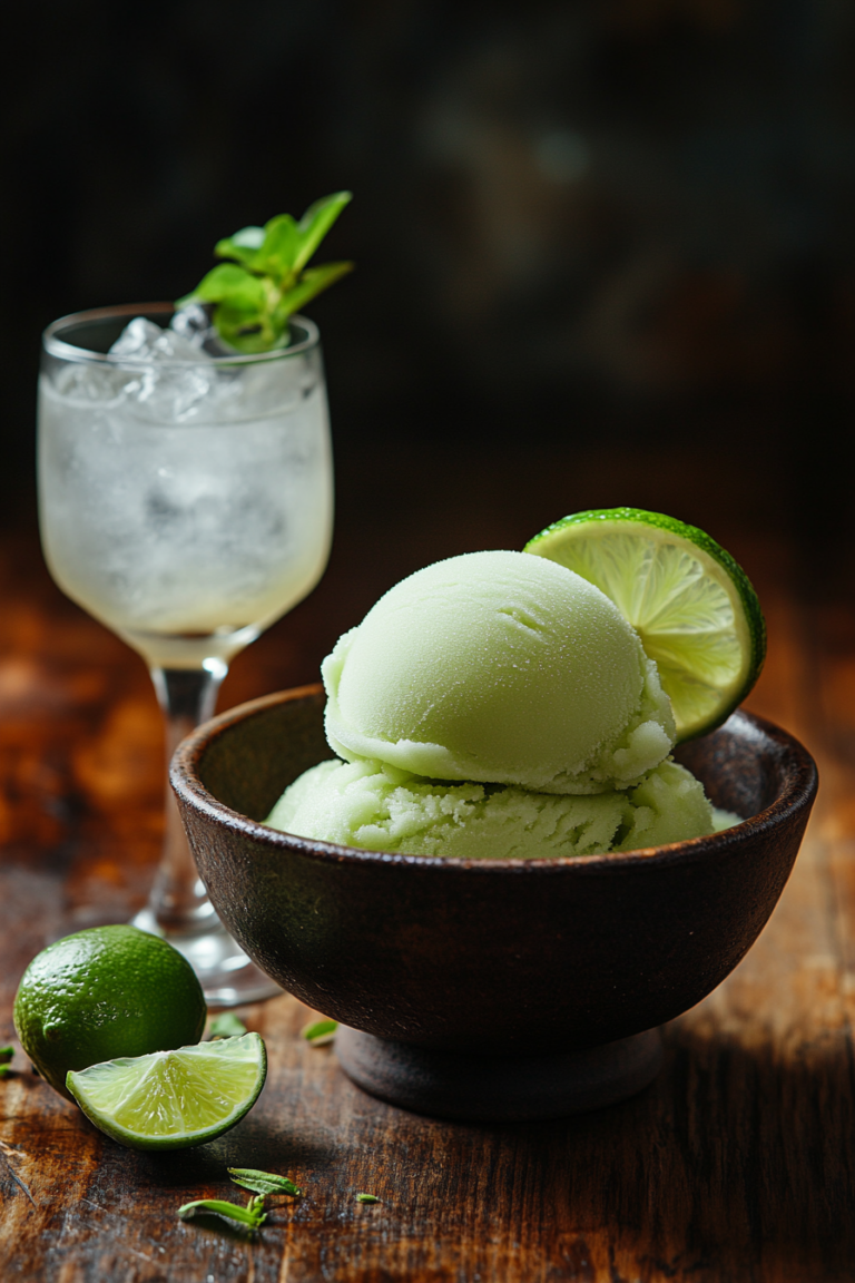 Pisco Sour Sorbet